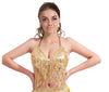 Sequin Fringe Top (Gold)
